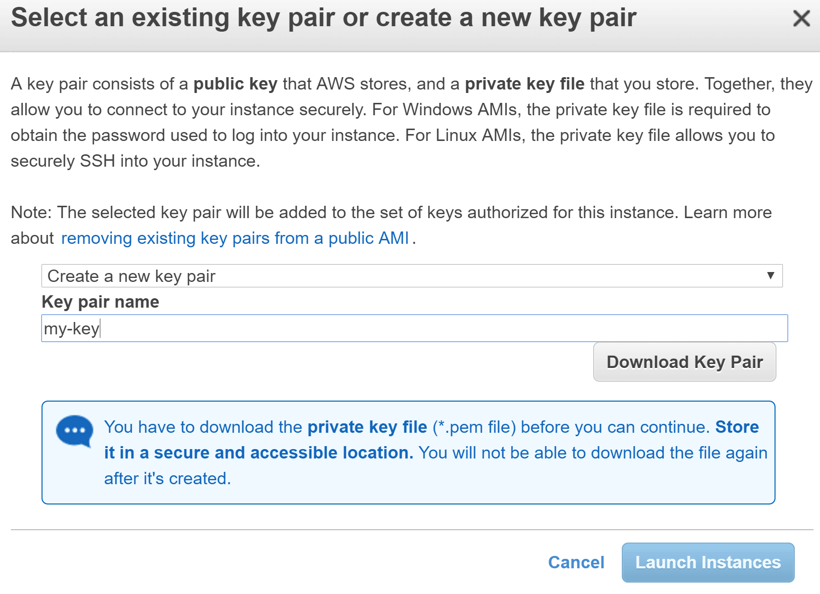 AWS SSH Key