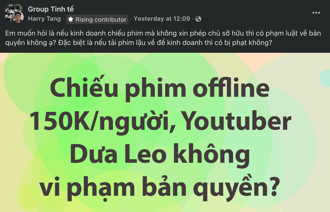 Tranh Luận Dưa Leo Chiếu Phim